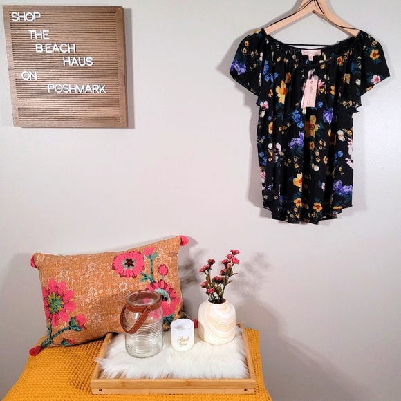 Philosophy Republic Clothing Flutter Raglan Sleeve Blouse | Business Casual Top - Picture 3 of 16